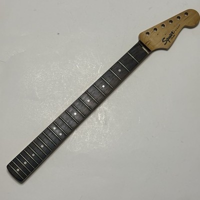 Fender Squier Maple/Rosewood Stratocaster Electric Guitar Neck W Replacement Nut