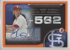 2015 Bowman Draft Draft Dividends Orange Auto 7/25 Luke Weaver #DD-LW Auto 0t2