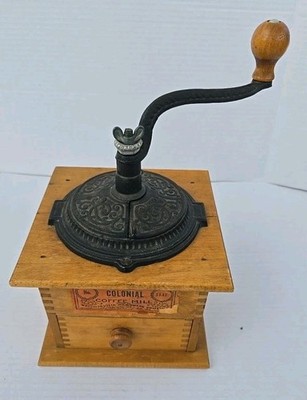 Vintage Colonial Coffee Mill Bb Wrightsville Hardware Company # 1147 -[READ]