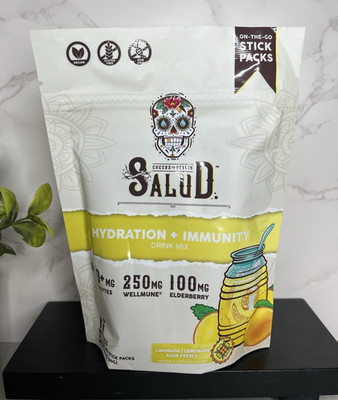 Salud Hydration+Immunity Electrolyte Drink Mix Limonada Lemonade 15 Exp 04/28