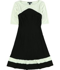 American Living Womens Colorblocked Shift Dress, blcclcr, 8