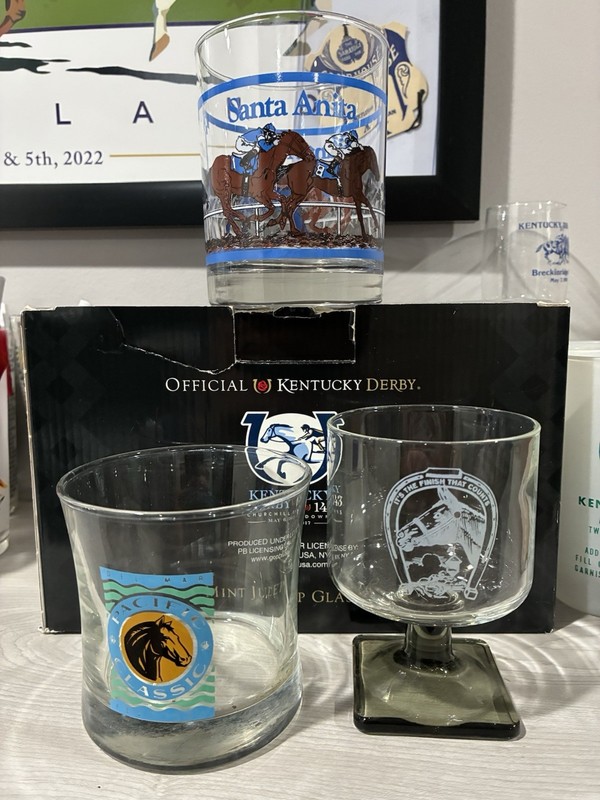 Horse Racing Glasses Del Mar, Santa Anita And It’s The Finish That Counts