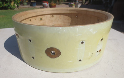 Vintage 30s/40s Slingerland 5.5x14  Snare Drum Shell W Badge WMP Project
