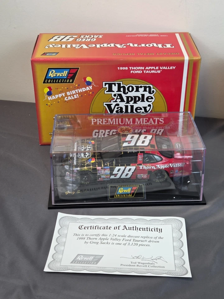 2 coches diecast de acción/revell 1:24 THORN APPLE VALLEY 1998 SACOS RICH BICKLE GREG Foto 3 de 4