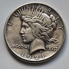 1921 Peace Silver Dollar - "KEY DATE" - Free Shipping