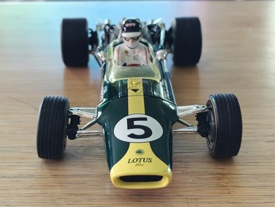 Lotus 49 Formula One Race Car 1967 Dutch Grand Prix Jim Clark #5 Diecast Quartzo