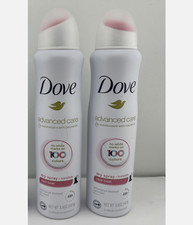Dove Advanced Care Antiperspirant Deodorant Dry Spray CLEAR FINISH 3.8oz, 2 PACK