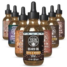 Viking Revolution Coffee Whiskey Beard Oil for Men 1 Fl Oz Pack of 1