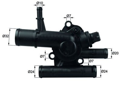 Mahle Ti 217 83 Thermostat, Coolant for Nissan, Renault