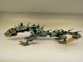 Lego Green Ninja Mech Dragon 70612 Complete Missing Some Characters Maybe Pieces
