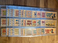 A&BC - Wacky Plaks(Brown Backs)  1962 - (Pick-the-cards-you-need) - EX Condition