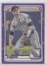2020 Bowman Draft Purple Border 122/250 Jack Blomgren #BD-162 0w47