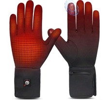 Heated Glove Liners Rechargeable Women Men Winter Hand Warm Hunting Skiing XS/S