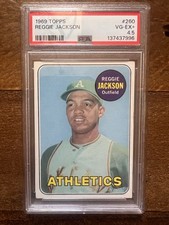 1969 Topps - Reggie Jackson #260 (RC)