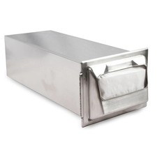 San Jamar H2001XC In Counter Fullfold Chrome Napkin Dispenser NIB