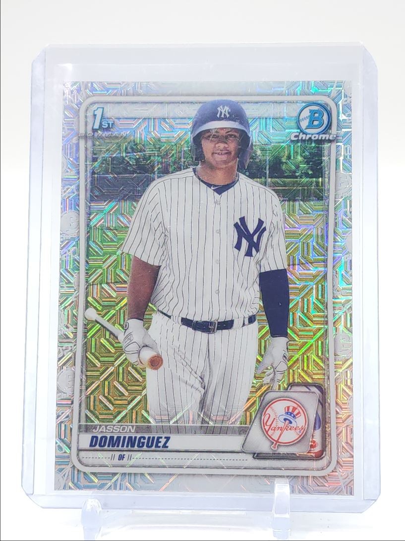 JASSON DOMINGUEZ 2020 BOWMAN CHROME 1ST BASEBALL MEGA BOX YANKEES Q5533