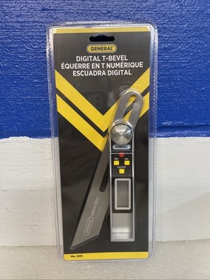 General Tools 828 Digital 8'' Sliding T-Bevel Protractor Gauge Angle-izer New