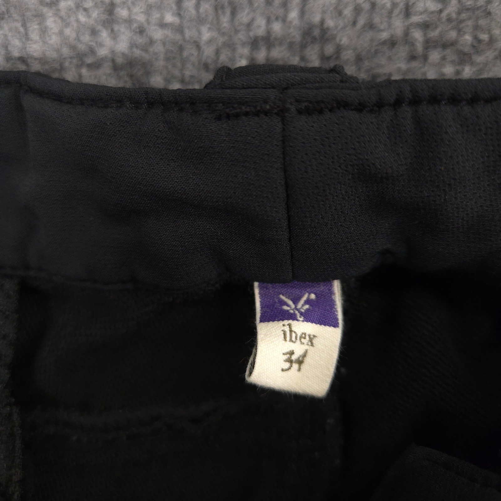 Ibex Pants Mens 34X34 Black Climawool Lite Softshell Outdoor Performance Hiking