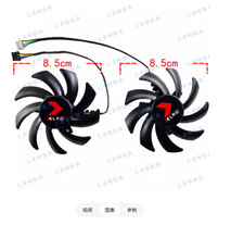 For PNY RTX4060ti 4070 4070S VERTO Dual Fan Graphics Card Cooling Fan