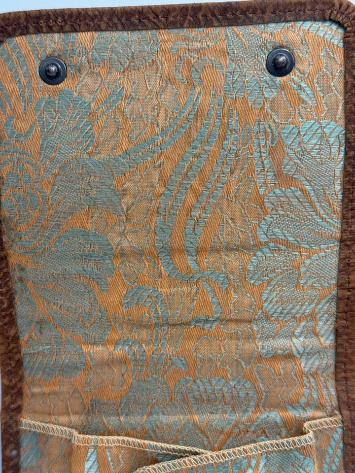 Valet portador de corbata de cuero moderno vintage de mediados de siglo Foto 4 de 4