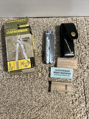 1999 Original Leatherman Super Tool New Open Box. See Desc.