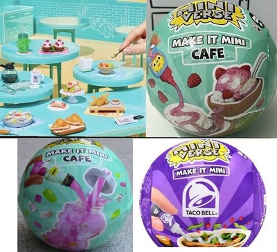 MGA Miniverse CAFE 6 WAVE 2 + TACO BELL + MORE Make It Mini EXTRAS Combined Ship