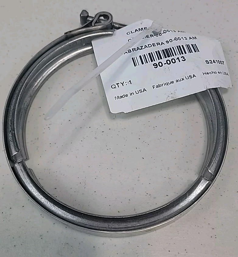 PACCAR 90-0013 QUICK LATCH EXHAUST CLAMP | OEM V-BAND 5.88" | PARTS MASTERS image 1