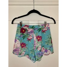 Show Me Your Mumu Martine Shorts in Multicolor Size XS Floral Print Textured