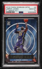 2019-20 Panini Donruss Optic T-Minus 3 2 1 LeBron James #9 PSA 10 GEM MT 04u1