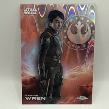 SABINE WREN 2025 TOPPS CHROME STAR WARS COSTCO RAYWAVE REFRACTOR 160