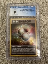 Pokémon TCG CGC 9 Miracle Energy Holo Japanese Neo Destiny Holo SWIRL