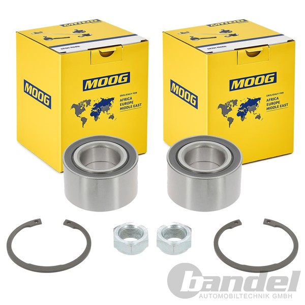 2X Moog RADLAGER-SATZ Vorne Passend FüR Skoda 130 Favorit Felicia VW Caddy-image