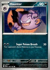 Haunter 103/162 Common Temporal Forces Pokemon Lightly Played