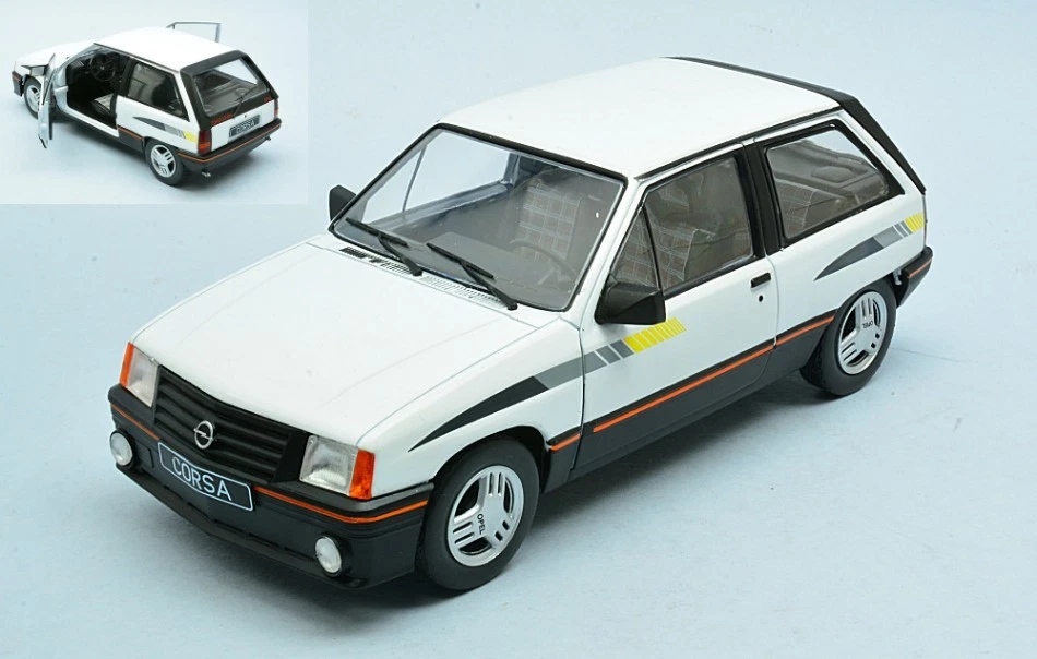 MODELLINO AUTO STATICO DIECAST WHITEBOX OPEL CORSA A SR 1985 BIANCO SCALA 1/24 - Immagine 2 di 4