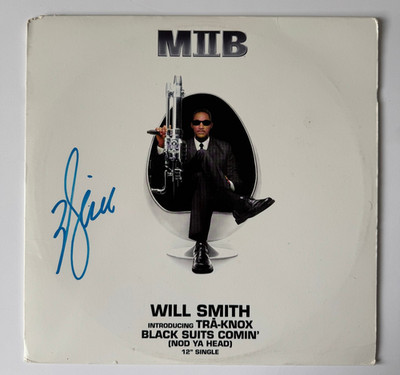 Signiert Will Smith Männer in Schwarz 2 Soundtrack LP Vinyl - GENAUER BEWEIS/COA - UFO