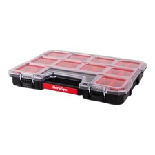 Tools Organizer Small Parts Storage Toolbox 17.3 13.7 2.5 Durable Hard...