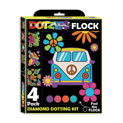 Diamond Dotz Neon Peace & Love Diamond Painting Artwork Kit