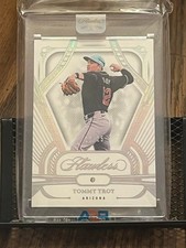 TOMMY TROY 2024 PANINI FLAWLESS ROOKIE DBACKS TRUE DIAMOND GEM /25 W/CERTIFICATE