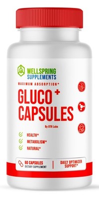 WellSpring Gluco Capsules Blood Health +Optimizer Support 60 Capsules Supplement