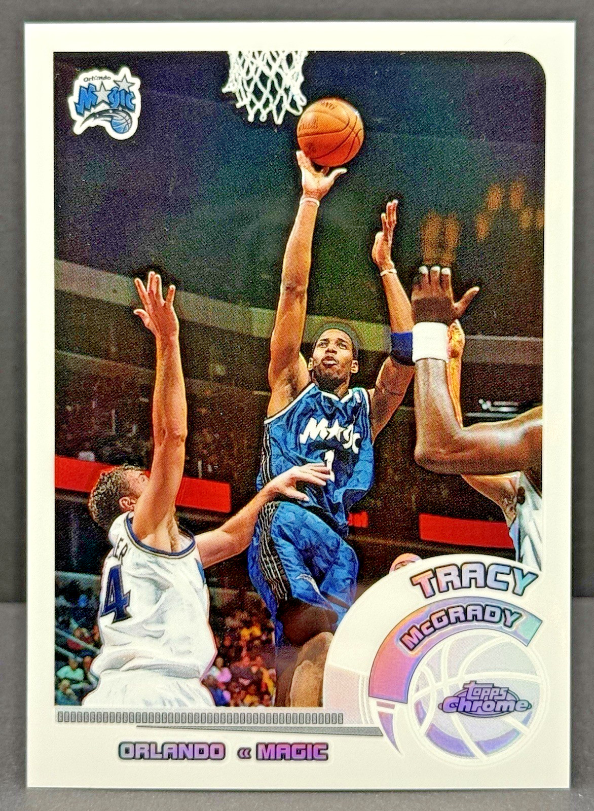 2002-03 Topps Chrome Tracy McGrady 203/249 NM+ Magic White Border Refractor cc44