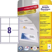 Avery Zweckform 4782 Universal Etiketten (200 Plus 40 Klebeetiketten Extra, 97X6