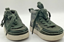 BILLY Footwear Toddle Size 5 Wide, Classic High-Top, Olive Camo, BT22317-340-W