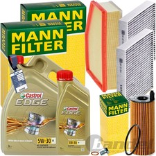 MANN INSPEKTIONSPAKET+6L CASTROL 5W-30 �L passend f�r BMW 5er G30 F90 X5 F95 6er