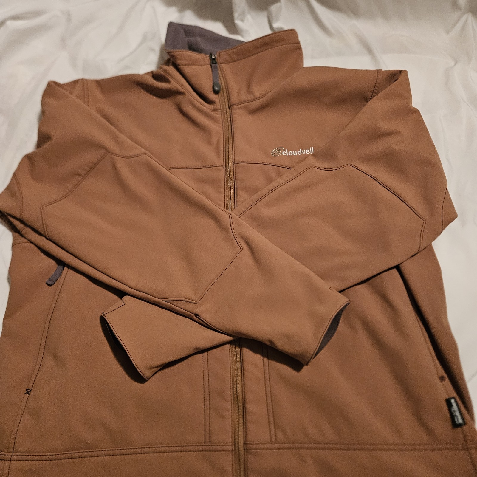 Cloudveil Windstopper Soft shell Jacket Tan, Size… - image 12