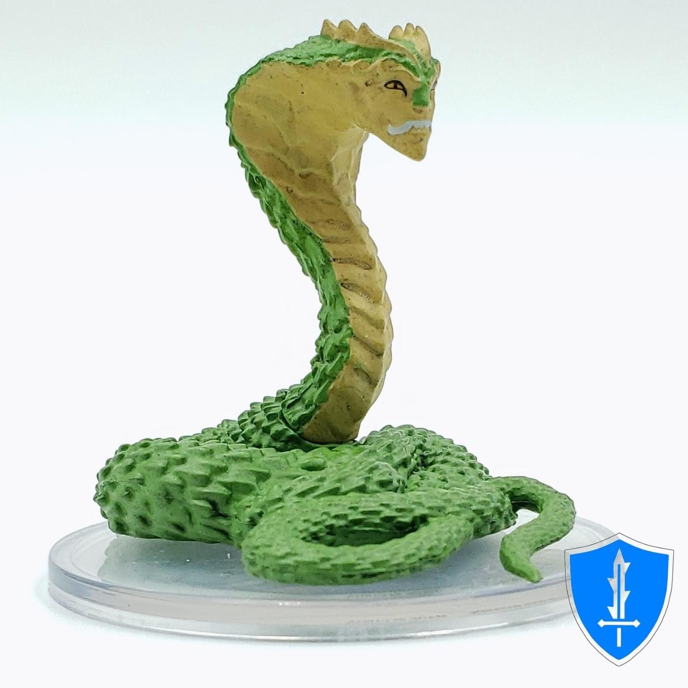Guardian Naga (green) - Adventures in Faerun #27A D&D Icons of the Realms