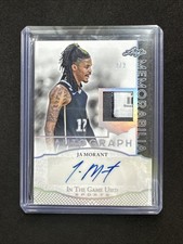 JA MORANT 2024 LEAF IN THE GAME USED AUTO PATCH /2
