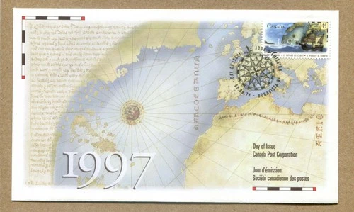 CANADA 1997-06-24 JOHN CABOT’S VOYAGE, 1497. 45¢ Sc#1649i FDC