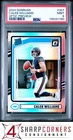 2024 DONRUSS OPTIC PREVIEW PRIZM #327 CALEB WILLIAMS RC RATED ROOKIE PSA 9