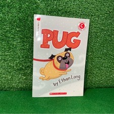 Scholastic Pug Book - Red and Gray Cover