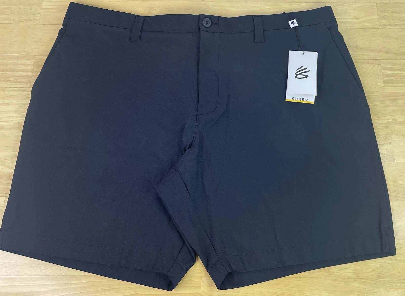 Under Armour UA Curry Splash Black Golf Shorts 1385956 001 - Men’s 40 - NWT $80